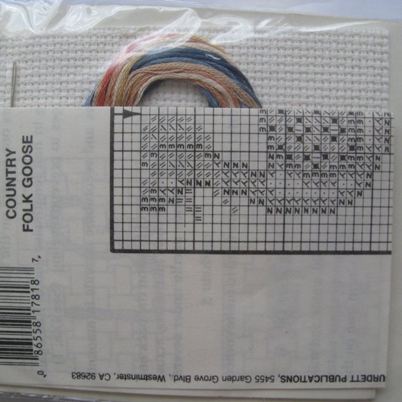 Lot of 5 Vintage 1987 Dale Burdett Framed Country Cross Stitch Kits NEW SEALED - Picture 10 of 12